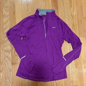 Nike Women's Vibrant Purple Pullover Jacket